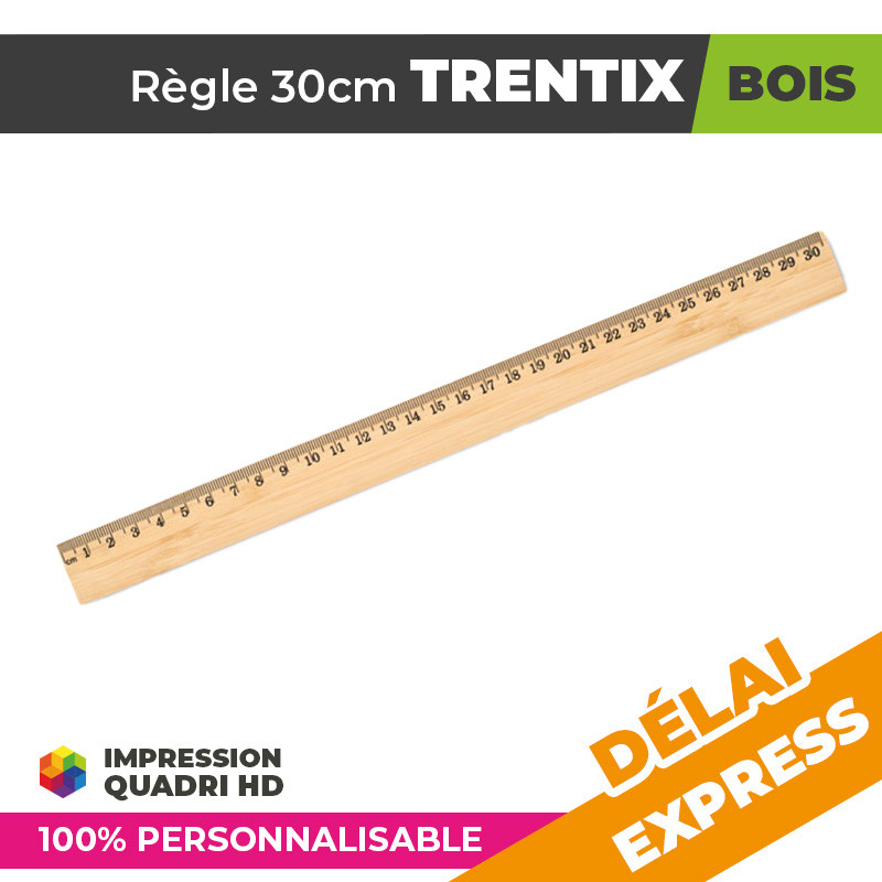 Règle 30cm Personnalisée | TRENTIX
